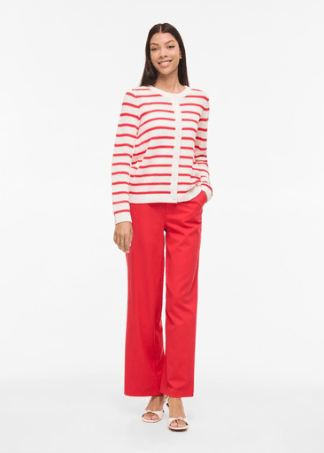 DALO O-NECK L/S KNIT CARDIGAN