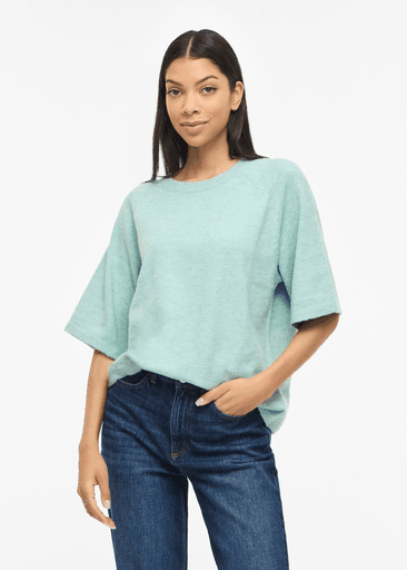 LIGA 2/4 O-NECK KNIT TOP
