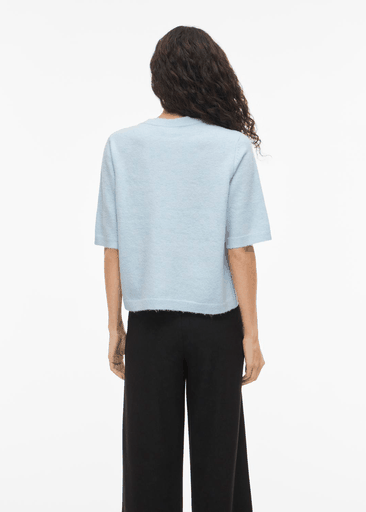 LIGA 2/4 O-NECK KNIT CARDIGAN