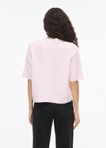 LIGA 2/4 O-NECK KNIT CARDIGAN