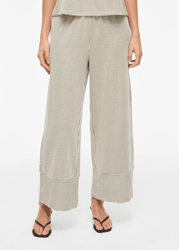 STRIPLO 7/8 H/W WIDE PANTS