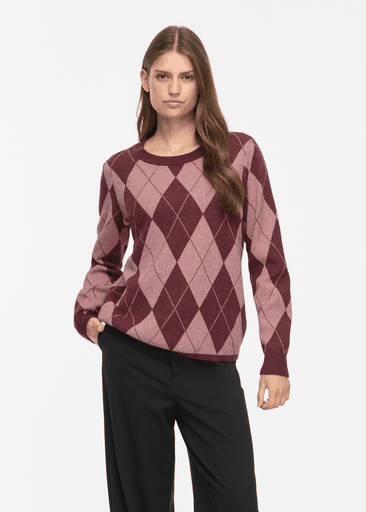 TIF O-NECK L/S KNIT PULLOVER