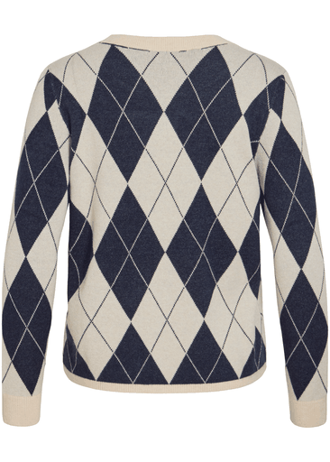 TIF O-NECK L/S KNIT PULLOVER