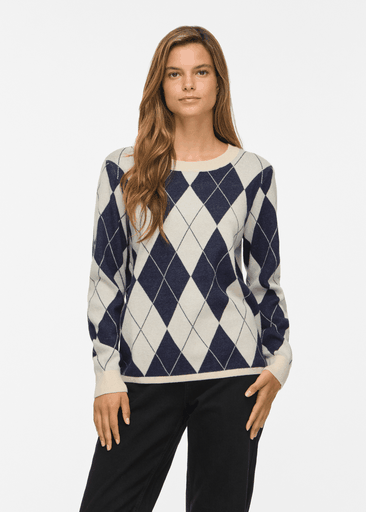 TIF O-NECK L/S KNIT PULLOVER