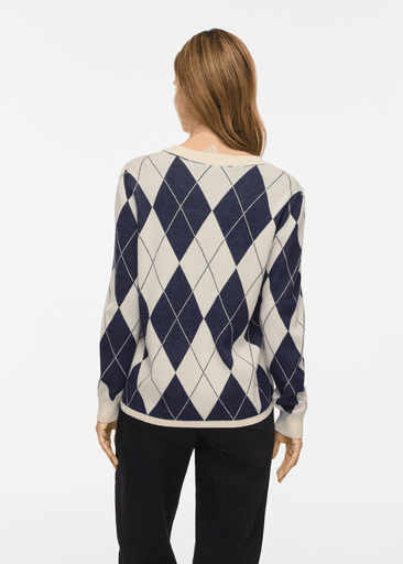 TIF O-NECK L/S KNIT PULLOVER