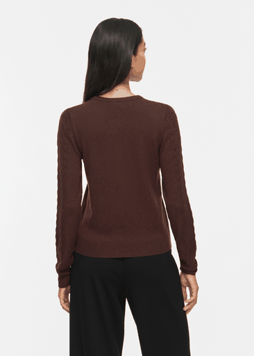 KERRY CABLE L/S KNIT CARDIGAN