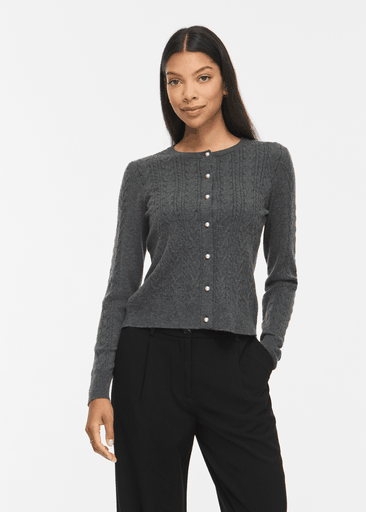 KERRY CABLE L/S KNIT CARDIGAN