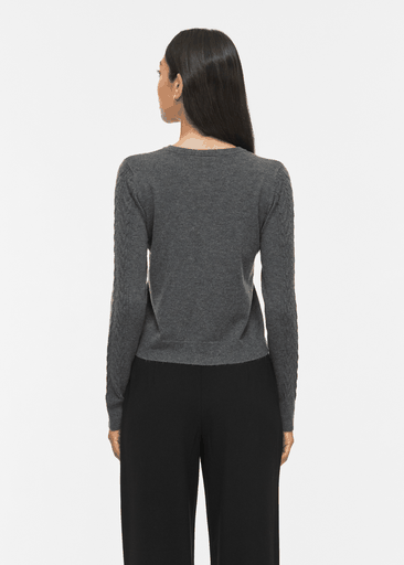 KERRY CABLE L/S KNIT CARDIGAN