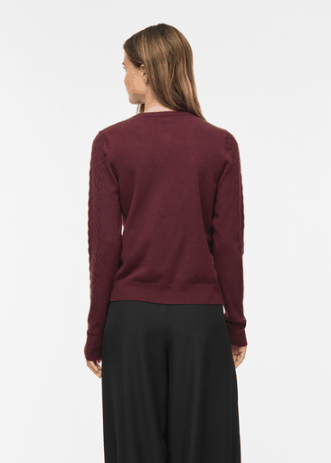 KERRY CABLE L/S KNIT CARDIGAN