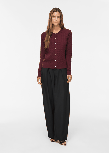KERRY CABLE L/S KNIT CARDIGAN