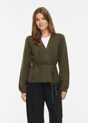 Kehla L/s Belt Knit Cardigan