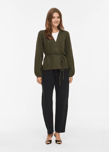Kehla L/s Belt Knit Cardigan