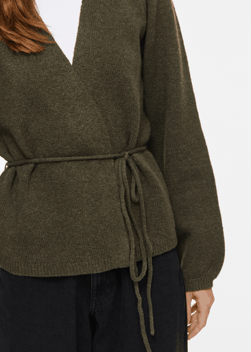 Kehla L/s Belt Knit Cardigan