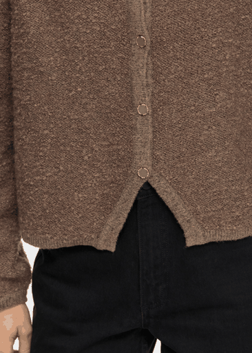 PIGGA O-NECK L/S KNIT JACKET