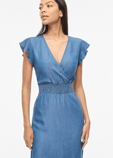 MAI C/S V-NECK ANKEL DRESS