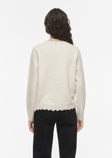 NIKOLINA L/S O-NECK KNIT CARDIGAN