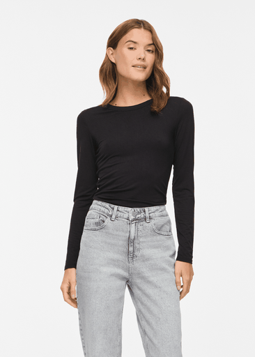 AMBIOSA O-NECK L/S TOP