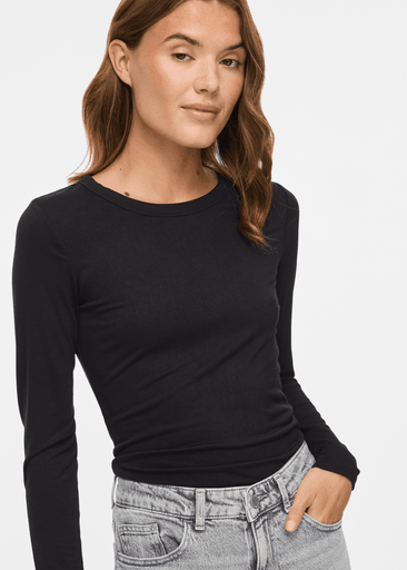 AMBIOSA O-NECK L/S TOP