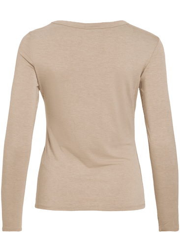 AMBIOSA O-NECK L/S TOP