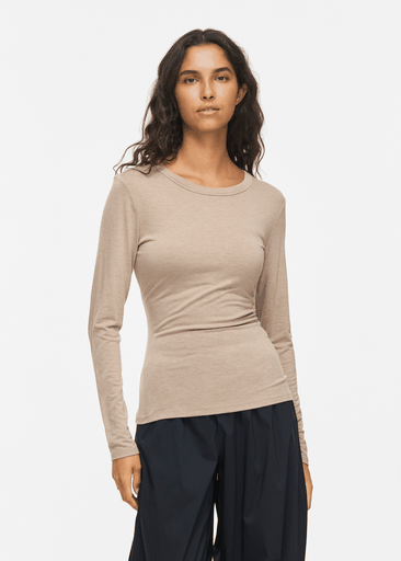 AMBIOSA O-NECK L/S TOP