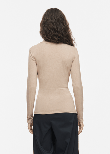 AMBIOSA O-NECK L/S TOP