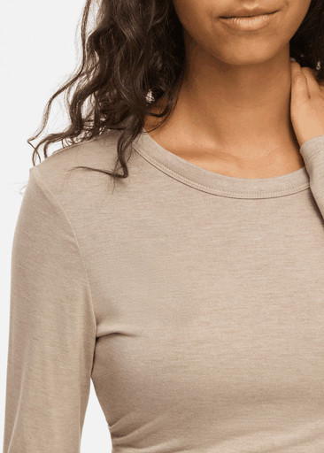AMBIOSA O-NECK L/S TOP