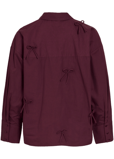 ISOLDA OVERSIZE SHIRT BOW