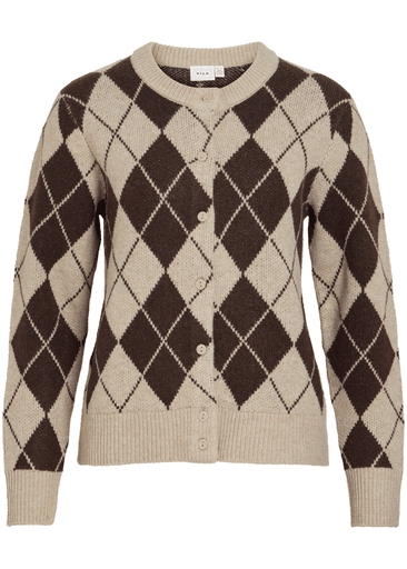 AGGIE L/S KNIT CARDIGAN