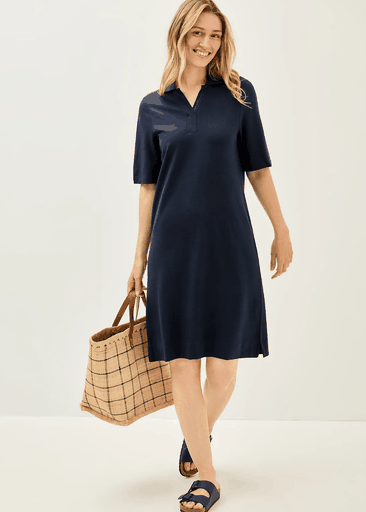 Piquée Polo Shirt Dress Piquée Polo Shirt Dress