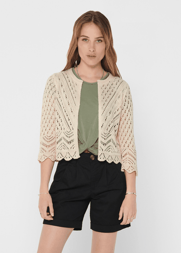 SUN 3/4 CROPPED CARDIGAN SUN 3/4 CROPPED CARDIGAN