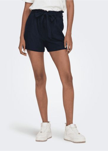SAY MID WAIST LINEN SHORTS SAY MID WAIST LINEN SHORTS