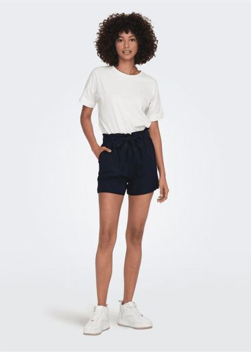 SAY MID WAIST LINEN SHORTS SAY MID WAIST LINEN SHORTS