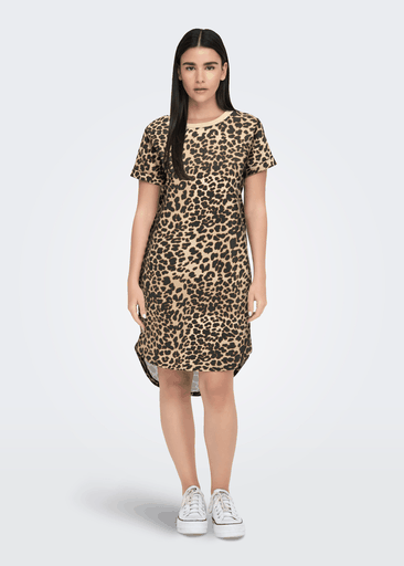 IVY NEW S/S AOP SWEAT DRESS