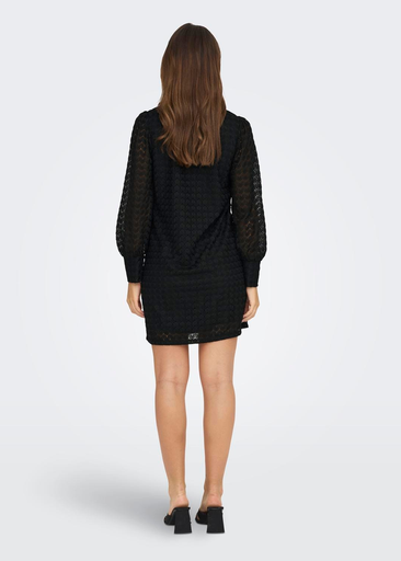 AVERY L/S HIGHNECK LACE DRESS