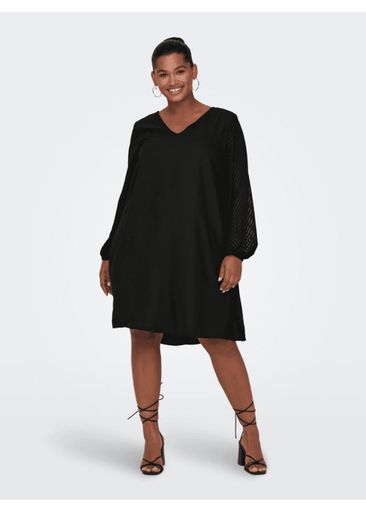 SUSSI LS V-NECK KNEE DRESS SUSSI LS V-NECK KNEE DRESS