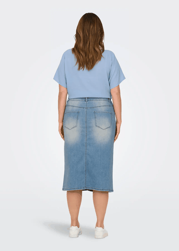 ROSE HW SKIRT MIDI DENIM ROSE HW SKIRT MIDI DENIM