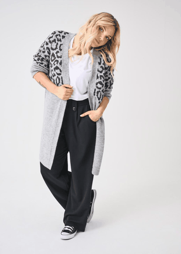 JADE ANIMAL L/S CARDIGAN