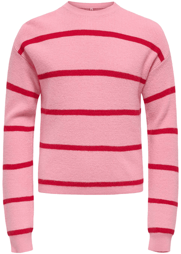 FRANCA SHORT L/S STRIPE KNIT