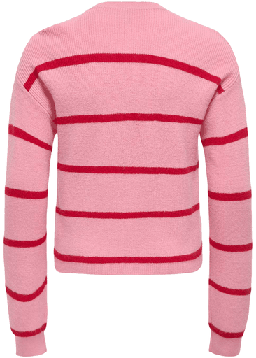 FRANCA SHORT L/S STRIPE KNIT