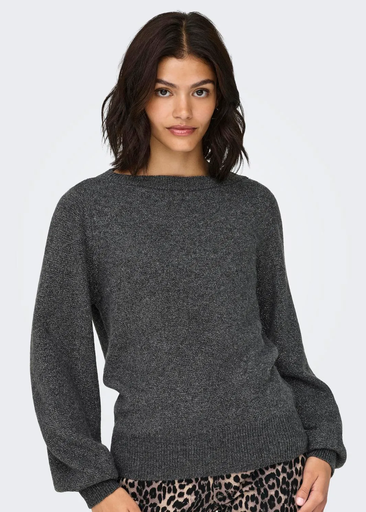 RUE GLITTER L/S BOAT PULLOVE KNIT RUE GLITTER L/S BOAT PULLOVE KNIT