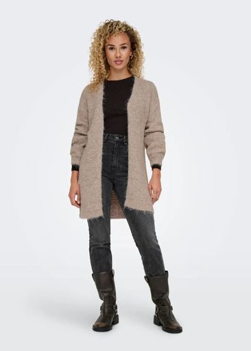 ZOEY LIFE L/S OPEN CARDIGAN KNIT