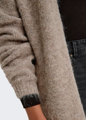 ZOEY LIFE L/S OPEN CARDIGAN KNIT