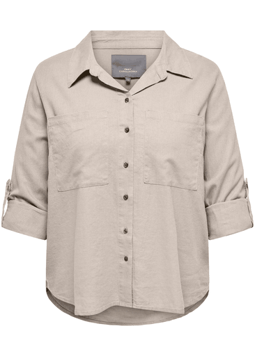 YASMIN-CARO L/S LINEN SHIRT
