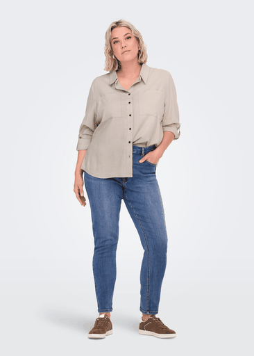 YASMIN-CARO L/S LINEN SHIRT