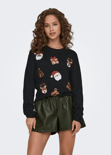 SANTA L/S X-MAS O-NECK PULLOVER