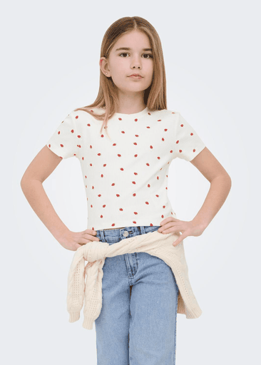 BELLA LIFE SHORT AOP S/S TOP
