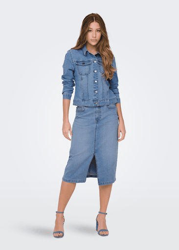MOON HW MIDI SLIT SKIRT MOON HW MIDI SLIT SKIRT