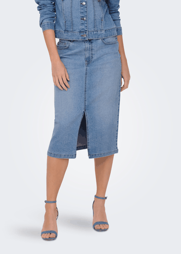 MOON HW MIDI SLIT SKIRT MOON HW MIDI SLIT SKIRT