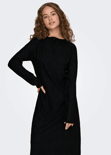 BELLA L/S STRUCTURE DRESS