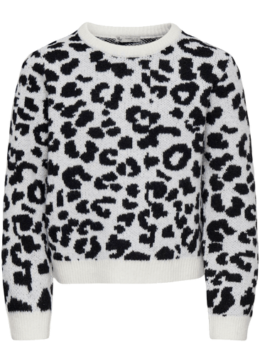 DORA LIFE LEO L/S O-NECK KNIT